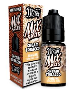Doozy Mix Salts Cream Tobacco Nic Salt E Liquid