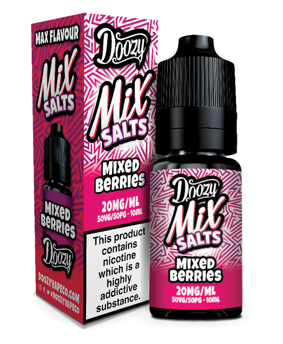 Doozy Mix Salts Mixed Berries Nic Salt E-liquid