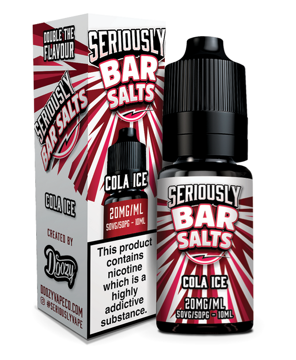 Seriously Bar Salts- Cola Ice Nic Salt E Liquid