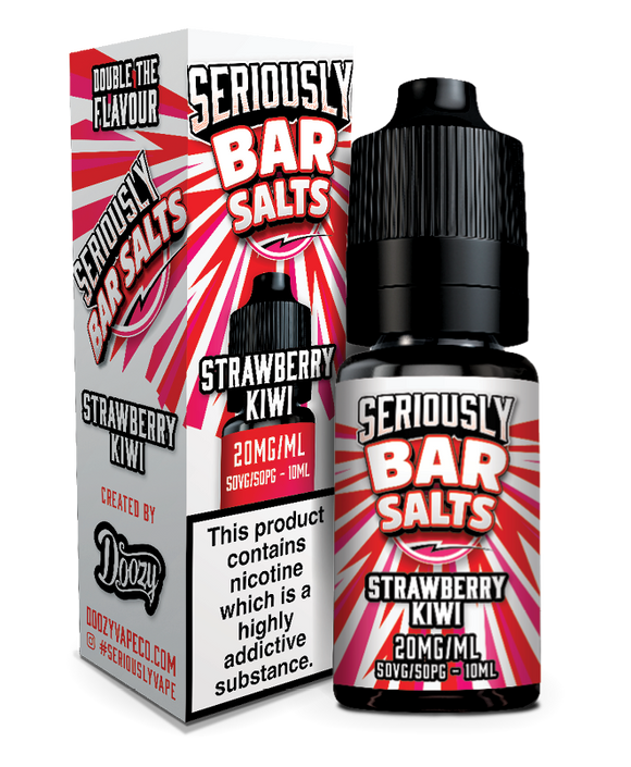 Seriously Bar Salts Strawberry Kiwi  Nic Salt E Liquid