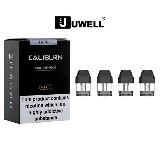 Uwell Caliburn Pods - 4 Pack 1.4 ohm
